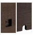 Relaxdays Kabelbox Bambus 16,5x25,5x14cm dunkelbraun