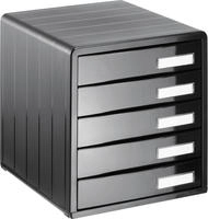 Rotho B&uuml;robox geschlossen 5 Sch&uuml;be TIMELESS