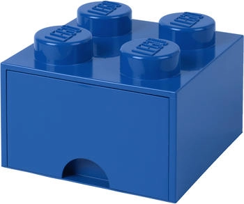 LEGO Brick Schublade 4 Kn&ouml;pfe blau
