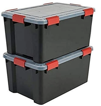 Iris Ohyama Kunststoff-Aufbewahrungsboxen mit Deckel 50L Iris Ohyama Kunststoff-Aufbewahrungsboxen mit Deckel 50L