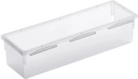 Ordnungssystem Basic 23 X 8 X 5 Cm Transparent Schubladenteiler Kunststoff - Rotho