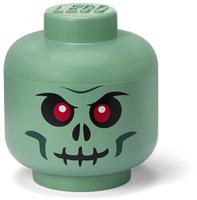LEGO Aufbewahrungsbox "Skeleton" in Gr&uuml;n - (H)18,5 x &Oslash; 16 cm