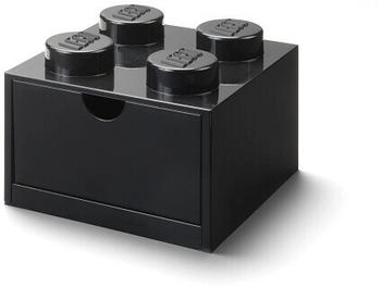 LEGO 4 stud desk drawer black