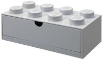 LEGO&reg; Schubladenelement 8 Noppen Grau