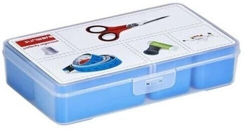 Sunware Q-Line Nähbox, 1,45Liter, mit 5 Einsätzen, Kunststoff, A5, 25 x 15 x 5cm Sunware Q-Line Nähbox, 1,45Liter, mit 5 Einsätzen, Kunststoff, A5, 25 x 15 x 5cm