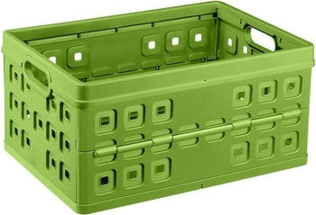 Sunware Klappbox Square, 57300661, 46 Liter, gr&uuml;n, 54 x 38 x 26,5 cm