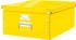 Leitz Aufbewahrungsbox 6045-00-16 ClickundStore, 36L, mit Deckel, Pappe, gelb, A3, 37 x 48 x 20cm