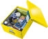 Leitz Aufbewahrungsbox 6045-00-16 ClickundStore, 36L, mit Deckel, Pappe, gelb, A3, 37 x 48 x 20cm