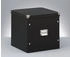 Zeller Aufbewahrungsbox 17635, 35Liter, mit Deckel, Pappe, schwarz, A4, 33 x 34 x 32cm