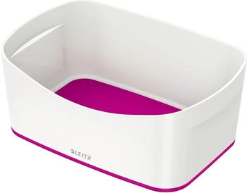 Leitz Aufbewahrungsbox MyBox Schale 5257-10-23 3L, Kunststoff, wei&szlig; / pink, A6, 25 x 16 x 10cm