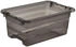 keeeper Kristallbox Cornelia, 4L, mit Deckel, Kunststoff, crystal grey, 30x20x13 cm