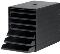 DURABLE Schubladenbox IDEALBOX PLUS anthrazit 1712001058, DIN A4 mit 7 Schubladen, 1