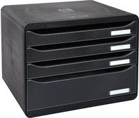 Schubladenbox BIG-BOX Plus A4+ 4Sch&uuml;be sw