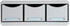 Exacompta Schubladenbox 318740D, Toolbox, Kunststoff, 3 Fächer, geschlossen, lichtgrau