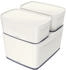 Leitz Aufbewahrungsbox MyBox Groß 5216-10-01 WOW, 18L, Kunststoff, weiß / grau, A4, 39 x 32 x 20cm