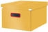 Leitz Aufbewahrungsbox 5348-00-19 ClickundStore Cosy, 20,7Liter, Pappe, warmes gelb, A4, 28 x 37 x 20cm