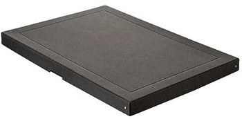Falken Aufbewahrungsbox Pure Box Black, 10 Liter, mit Deckel, Pappe, schwarz, A2, 44 x 62 x 4cm