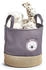 Zeller Zeller Aufbewahrungskorb 14279 Hase, groß, 30 x 29 cm, Polyester / Jute, grau