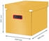 Leitz Aufbewahrungsbox 5347-00-19 ClickundStore Cosy, 35,7Liter, Pappe, warmes gelb, A4, 32 x 36 x 31cm