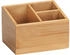 Wenko Bambus Organizer Terra 3 Fächer 0,551 l Bambus 12 x 8.5 x 9 cm natur