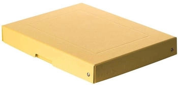 Falken Aufbewahrungsbox 'PURE Box' Pastell, DIN A4, 40 mm Höhe, gelb