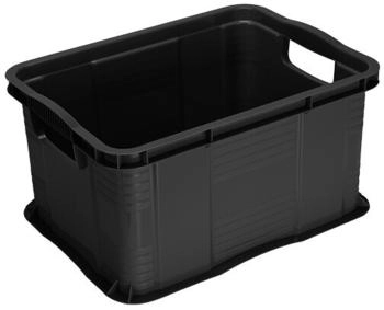 Rotho Aufbewahrungsbox Agilo A4 17,5 L schwarz 39 x 39 x 21,5 cm (L x B x H) - [GLO655706154]