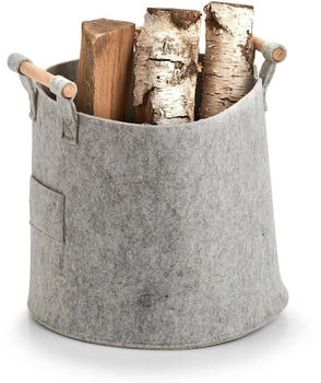 Zeller Zeller Aufbewahrungskorb 14393, 31 x 28 cm, Filz, grau