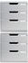 Exacompta Schubladenbox 325041D, Modulo, A4, 3 Fächer, Kunststoff, steingrau / lichtgrau