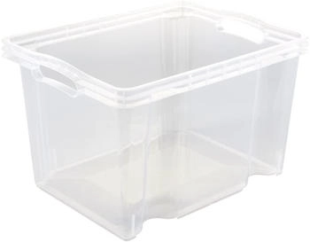 keeeper Aufbewahrungsbox Franz 13,5 Liter, Kunststoff, transparent, 35 x 27 x 21 cm