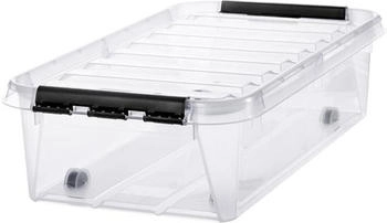 smartstore Aufbewahrungsbox Classic 30 L, 30Liter, mit Deckel und Rollen, Kunststoff, 72 x 40 x 19cm