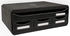 Exacompta Schubladenbox 319714D, Toolbox Mini, A4 quer, 4 Fächer, Kunststoff, offen, schwarz