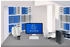 Exacompta Schubladenbox 306740D, Storebox Maxi, A4 quer, 6 Fächer, offen, Kunststoff, lichtgrau