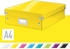 Leitz Aufbewahrungsbox 6058-00-16 ClickundStore 7,9L, mit Deckel, Pappe, gelb, A4, 28 x 37 x 10cm