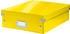Leitz Aufbewahrungsbox 6058-00-16 ClickundStore 7,9L, mit Deckel, Pappe, gelb, A4, 28 x 37 x 10cm