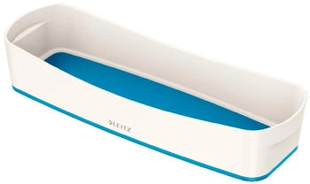 Leitz Aufbewahrungsbox MyBox Schale 5258-10-36 WOW, 0,6L, Kunststoff, wei&szlig; / blau, A8, 31 x 11 x 6cm