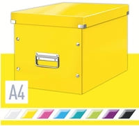 Leitz 61080016, Leitz Click & Store WOW Aufbewahrungs- und Transportbox Cube...