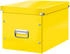 Leitz Aufbewahrungsbox 6108-00-16 ClickundStore Cube, 35,7Liter, Pappe, gelb, A4, 32 x 36 x 31cm