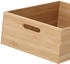 Zeller Holzkiste 13341, Bambus, braun, 40 x 30 x 14cm