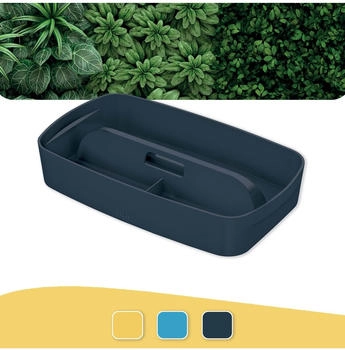 Leitz Aufbewahrungsbox MyBox Organiser 5266-00-89, 1,5L, Kunststoff, samtgrau, A8, 30,7x18,1x5,6cm