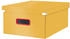 Leitz Aufbewahrungsbox 5349-00-19 ClickundStore Cosy, 35,5Liter, Pappe, warmes gelb, A3, 37 x 48 x 20cm