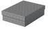 Esselte Aufbewahrungsbox Home M flach 628285, 9L, mit Deckel, Pappe, grau, 27 x 36 x 10cm, 3 Stück