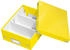 Leitz Aufbewahrungsbox 6057-00-16 ClickundStore 4,5L, mit Deckel, Pappe, gelb, A5, 22 x 28 x 10cm