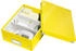 Leitz Aufbewahrungsbox 6057-00-16 ClickundStore 4,5L, mit Deckel, Pappe, gelb, A5, 22 x 28 x 10cm