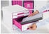 Leitz Schubladenbox 5213-20-23, WOW Cube, A4, 4 Fächer, Kunststoff, geschlossen, pink / weiß