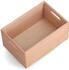 Zeller Holzkiste 13309, Buche lackiert, braun, 40 x 30 x 21cm