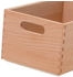 Zeller Holzkiste 13309, Buche lackiert, braun, 40 x 30 x 21cm