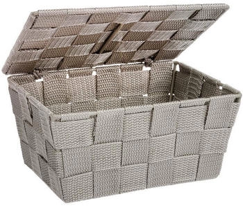 Wenko Badkorb Adria mit Deckel Taupe