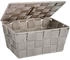 Wenko Badkorb Adria mit Deckel Taupe