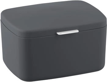 Wenko Aufbewahrungsbox Barcelona 23981100, 3,4L, Kunststoff, grau, A4, 19,5 x 11 x 16cm