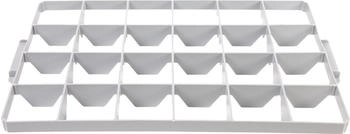 Surplus Systems Gläsereinsatz für Eurobox 60 x 40 cm 24 Fächer, 2-teilig - [GLO655705555]
